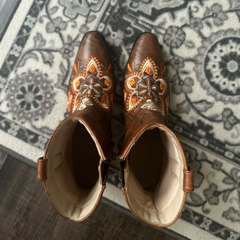 Embroidered Western Boots - image 4